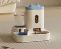 Automatic Feeder Dog Cat Food Bowl With Water Fountain Large Capacity Pet Food Storage Dispenser Container Puppy Pet Accessories