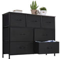 Dresser For Bedroom With 7 Fabric Drawers Organizer Storage Closet For Living Room Display Cabinet or Furniture