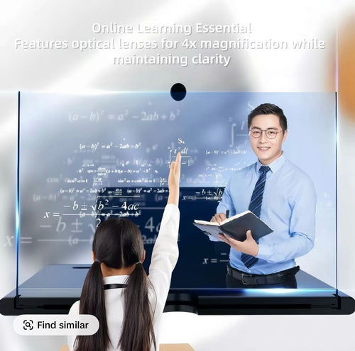 Mobile Phone Magnifier - Ultra-HD Screen Magnifier for Easy TV Viewing Orientation for Landscapes Use Eye Protection Full-Screen Mobile Phone Magnification-10"